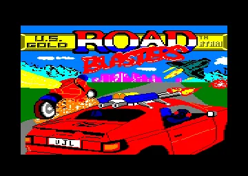 Road Blasters (UK) (1988) screen shot title